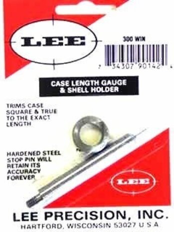 LEE Lee 90142 Length Gauge & Shellholder .300 Win Mag LEE Lee 90142 Length Gauge & Shellholder .300 Win Mag