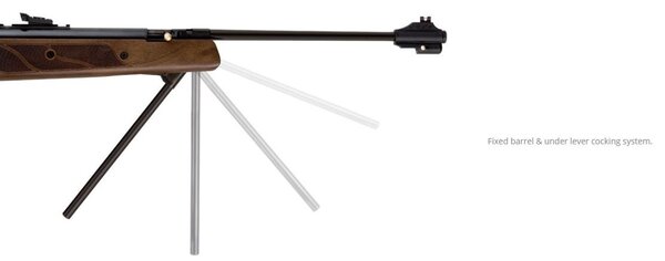 Hatsan Hatsan Torpedo 155 5,5 mm onderspanner luchtbuks met walnoothouten kolf Hatsan Hatsan Torpedo 155 5,5 mm onderspanner luchtbuks met walnoothouten kolf