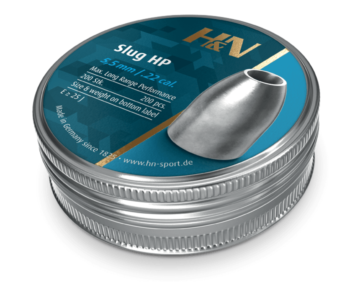 Haendler & Natermann H&N Slug HP .22 21 gr airgun slugs - 200 pcs Haendler & Natermann H&N Slug HP .22 21 gr airgun slugs - 200 pcs
