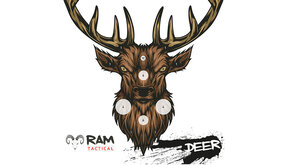 RAM Targets 14x14 schietkaart Hert RAM Targets 14x14 schietkaart Hert