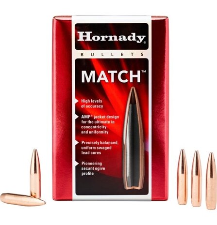 Hornady Hornady Kogelkoppen .30 BTHP Match 155 grain Hornady Hornady Kogelkoppen .30 BTHP Match 155 grain