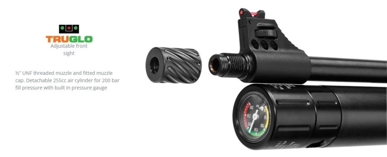 Hatsan Hatsan BT65SB Elite PCP-luchtbuks complete set met Optima-richtkijker Hatsan Hatsan BT65SB Elite PCP-luchtbuks complete set met Optima-richtkijker