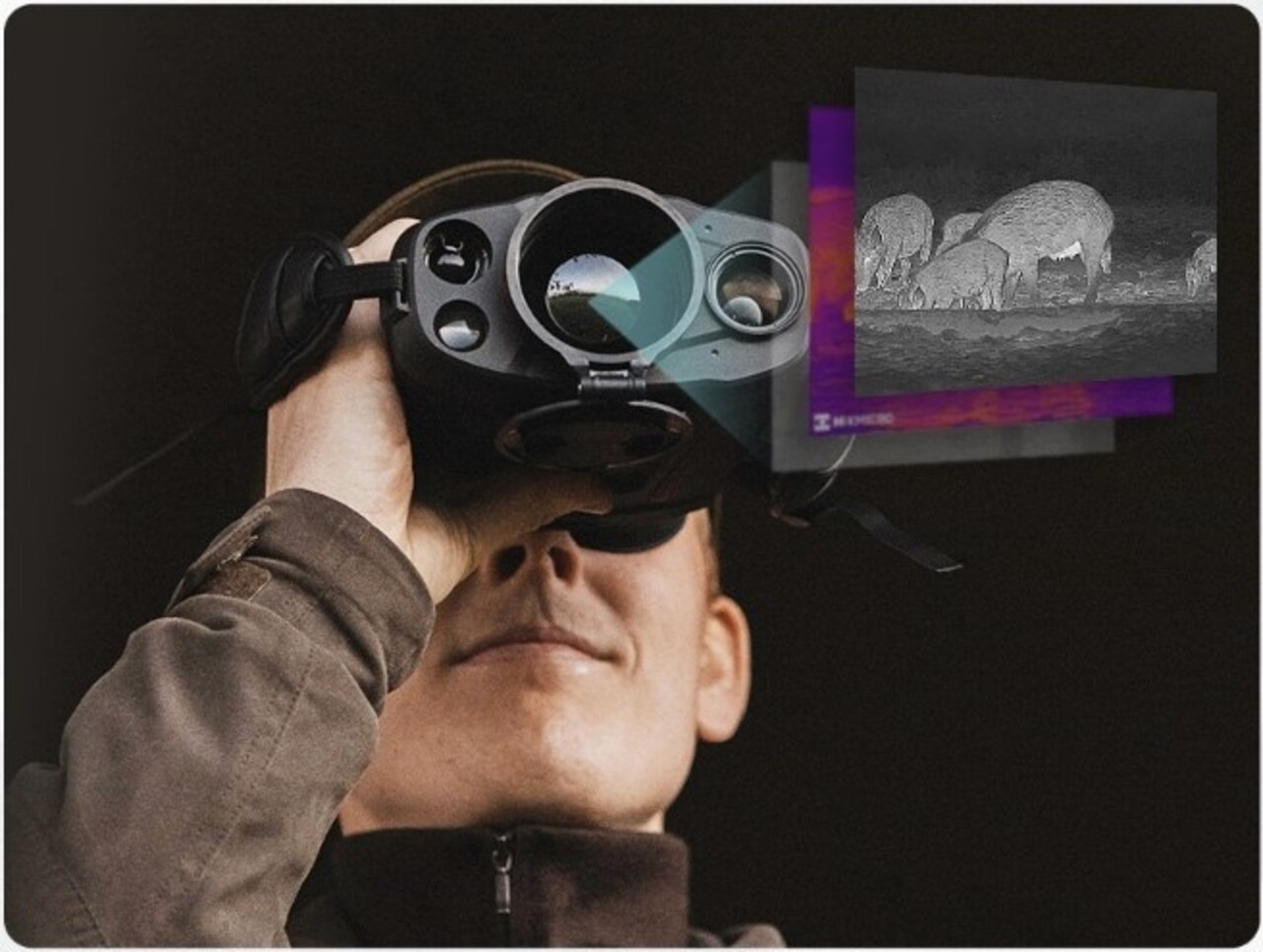 HikMicro Hikmicro Raptor RQ50LN Thermische Binoculair HikMicro Hikmicro Raptor RQ50LN Thermische Binoculair