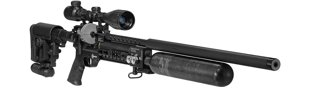 Hatsan Hatsan Factor Sniper L Black PCP-luchtbuks met instelbare regulator
