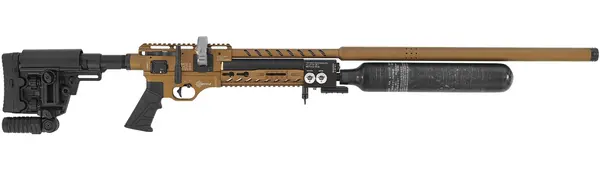Hatsan Hatsan Factor Sniper L Bronze PCP-luchtbuks met instelbare regulator Hatsan Hatsan Factor Sniper L Bronze PCP-luchtbuks met instelbare regulator