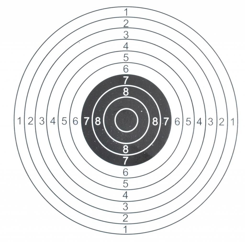 Paper target TS 14x14 cm | SEM Jacht & Schietsport