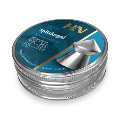 Haendler & Natermann H&N Spitzkugel .22 16.05 grain - 200 pcs Haendler & Natermann H&N Spitzkugel .22 16.05 grain - 200 pcs