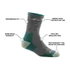 Darn Though Darn Though Hiking Sock Hiker Slate Darn Though Darn Though Hiking Sock Hiker Slate