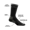 Darn Though Darn Tough Hiking Sock Hunting Charcoal Darn Though Darn Tough Hiking Sock Hunting Charcoal