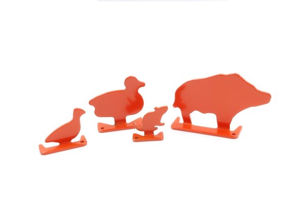 Target Sports Target Sports Knock-Down Dieren 3 mm – Set van 4 Target Sports Target Sports Knock-Down Dieren 3 mm – Set van 4