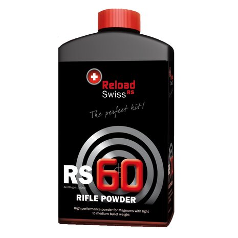 Reload Swiss Rilfe Powder Reload Swiss RS60 Reload Swiss Rilfe Powder Reload Swiss RS60