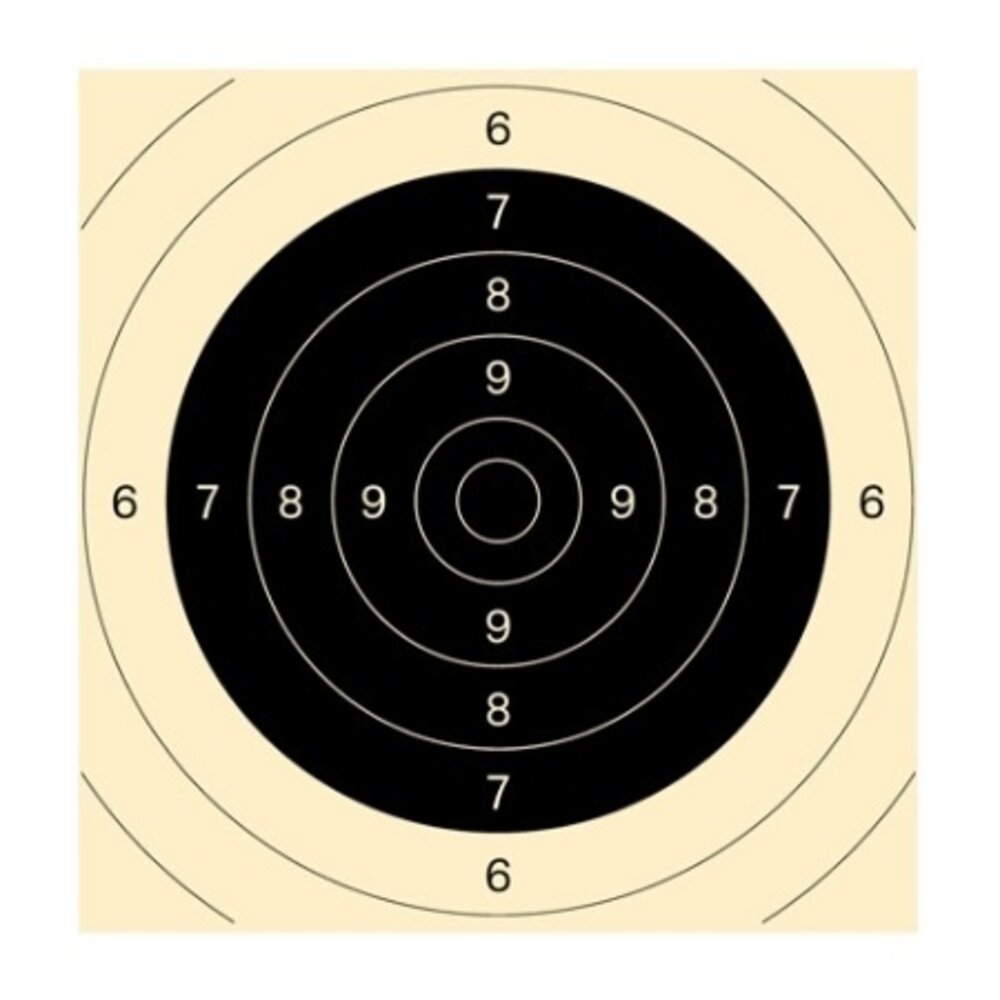 Schmid Pistoolschijf Voorladers Musket 25/50 m 4400