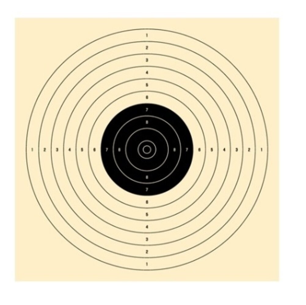Schmid Luchtpistoolschijf 10/12 m 2000 250st. (ongenummerd)