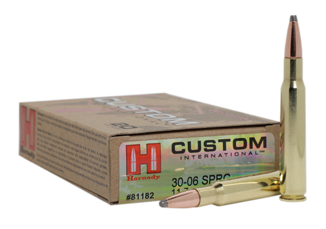 Hornady Hornady Cartridges Custom International .30-06 Spr SP 180 grain