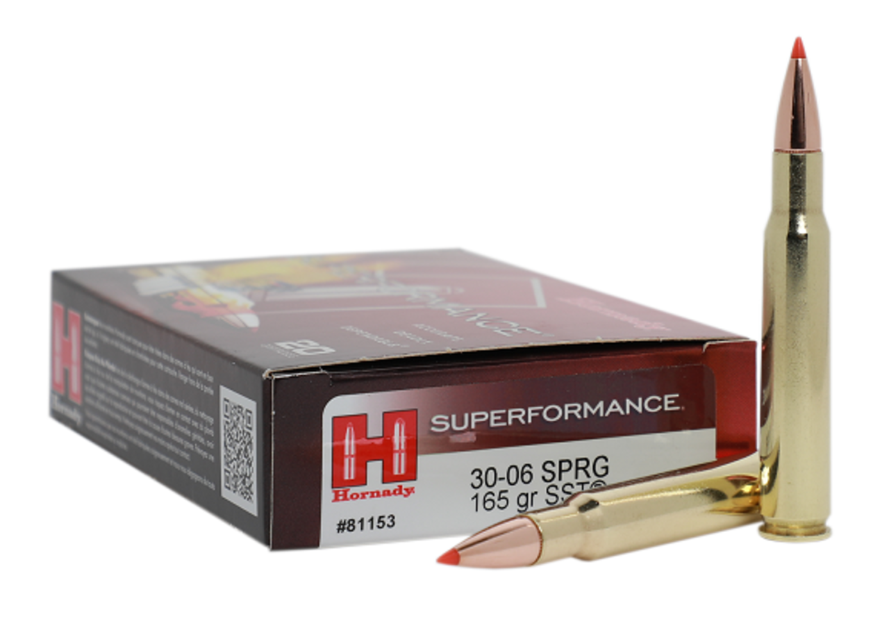 Hornady Hornady Cartridges SuperFormance .30-06 Spr SST 165 grain Hornady Hornady Cartridges SuperFormance .30-06 Spr SST 165 grain