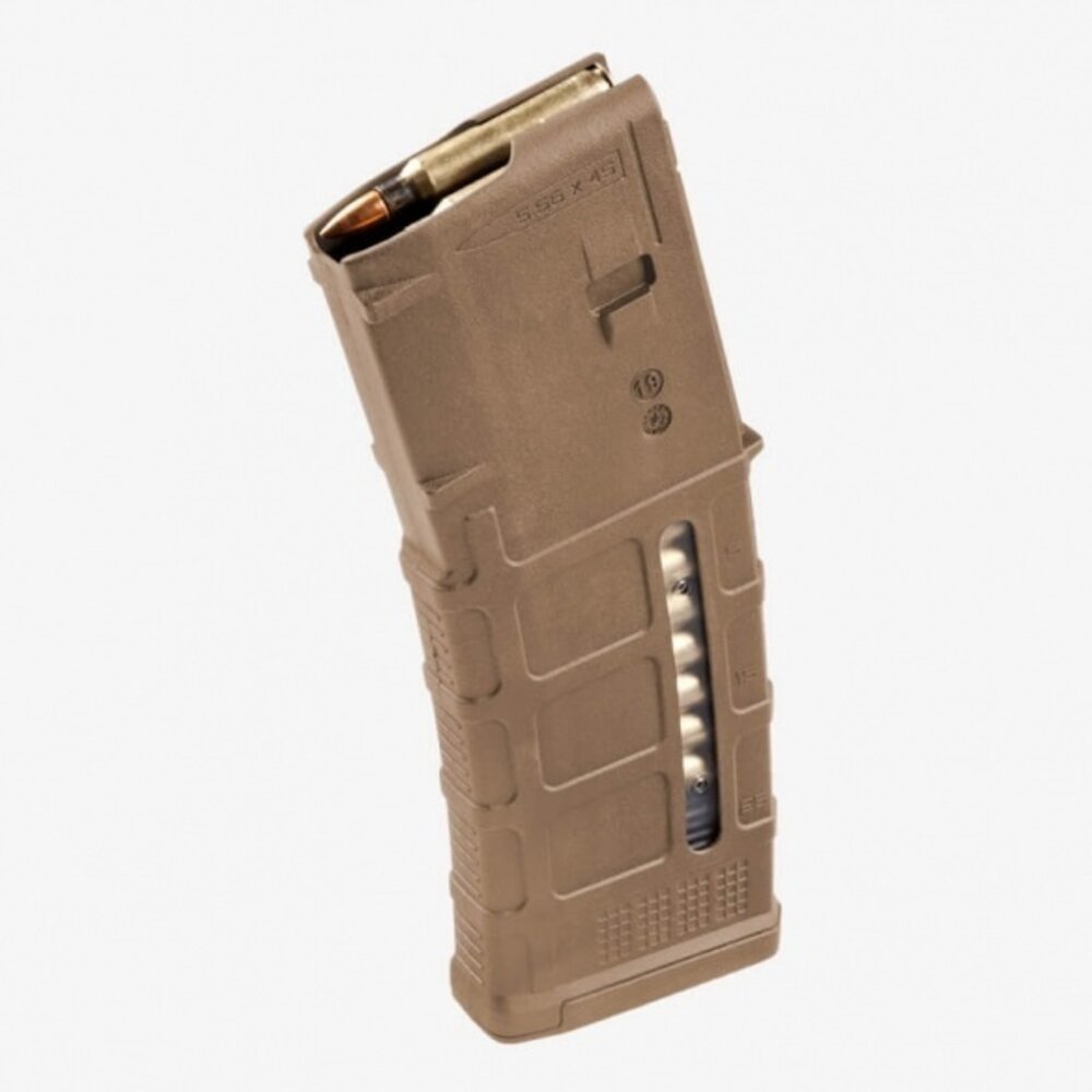 払い下げ 新品MAGPUL PMAG 30 AR/M46個セット PMAG® 30 AR/M4 GEN M3 Magazijn Tan - Window | SEM Jacht & Schietsport