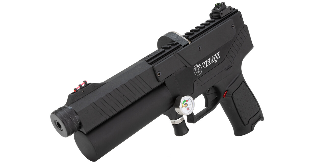Hatsan Hatsan Velox Semi-Automatic PCP Black PCP luchtpistool Hatsan Hatsan Velox Semi-Automatic PCP Black PCP luchtpistool