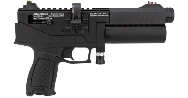 Hatsan Hatsan Velox Semi-Automatic PCP Black PCP luchtpistool Hatsan Hatsan Velox Semi-Automatic PCP Black PCP luchtpistool