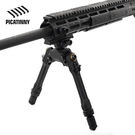 UTG UTG PRO TBNR Bipod 7-9” Picatinny – Professional Adjustable Rifle Bipod (Made in USA)