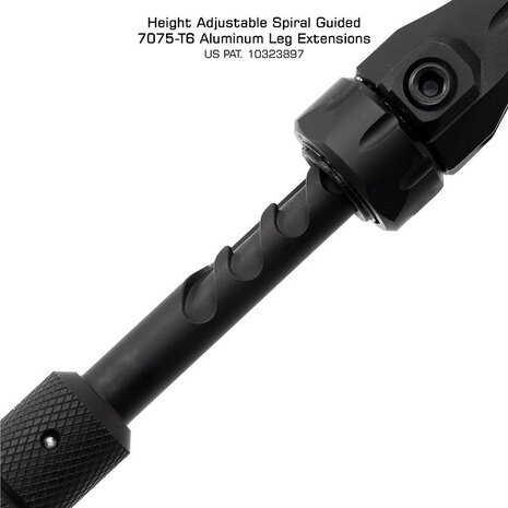 UTG UTG PRO TBNR Bipod 7-9” Picatinny – Professional Adjustable Rifle Bipod (Made in USA)