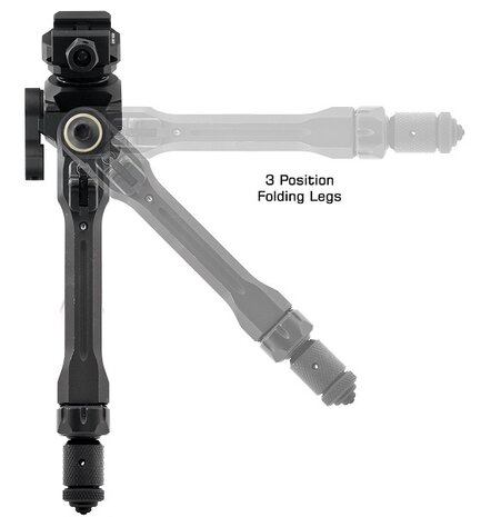 UTG UTG PRO TBNR Bipod 7-9” Picatinny – Professionele verstelbare rifle bipod (Made in USA)