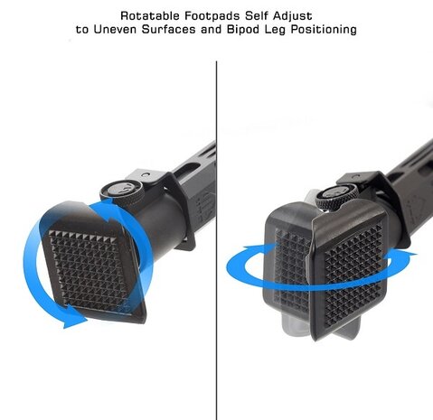 UTG UTG Big Bore Bipod Picatinny – Full Stability Bipod voor zware kalibers