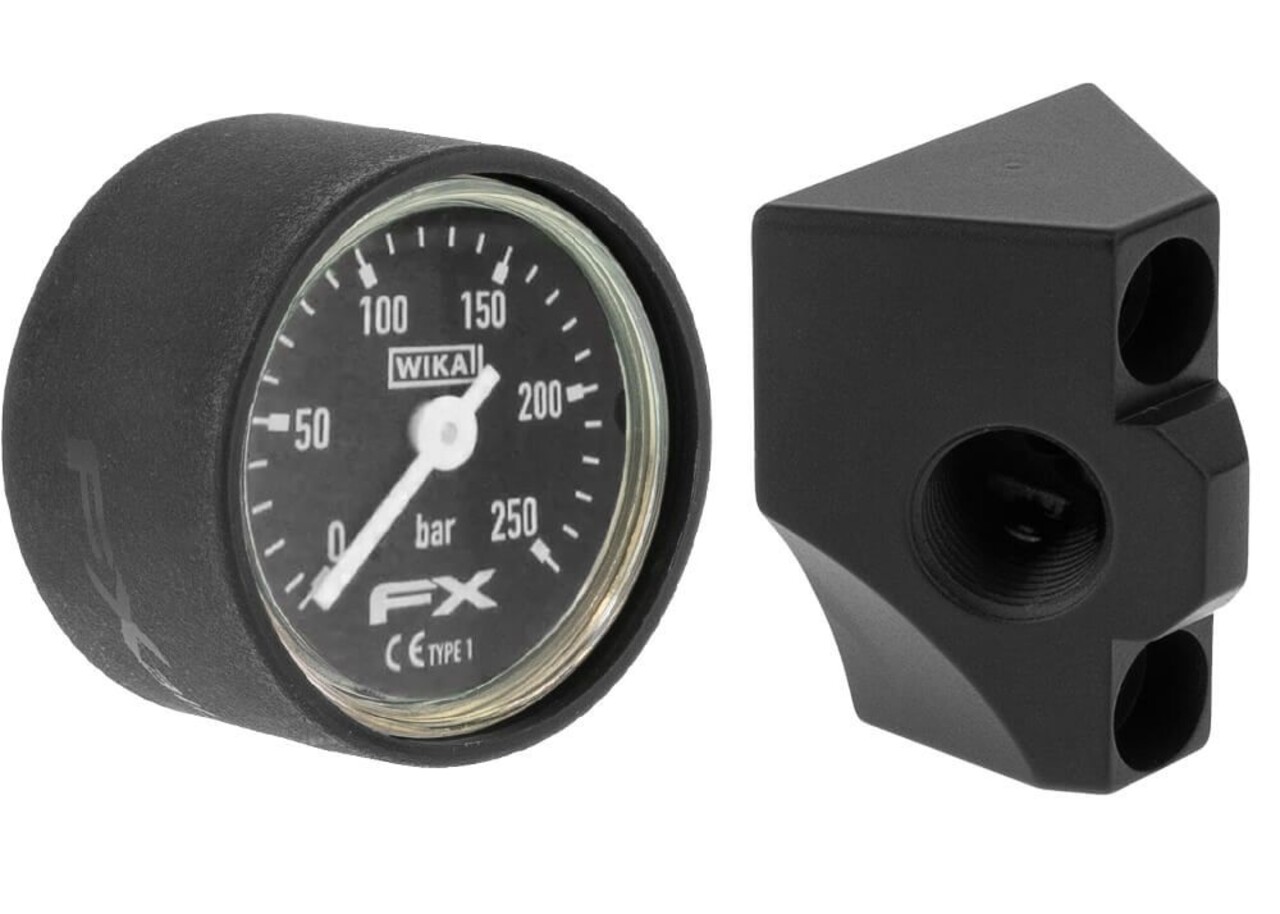 FX Airguns Angled Manometer Bracket FX Impact M3/M4/DRS