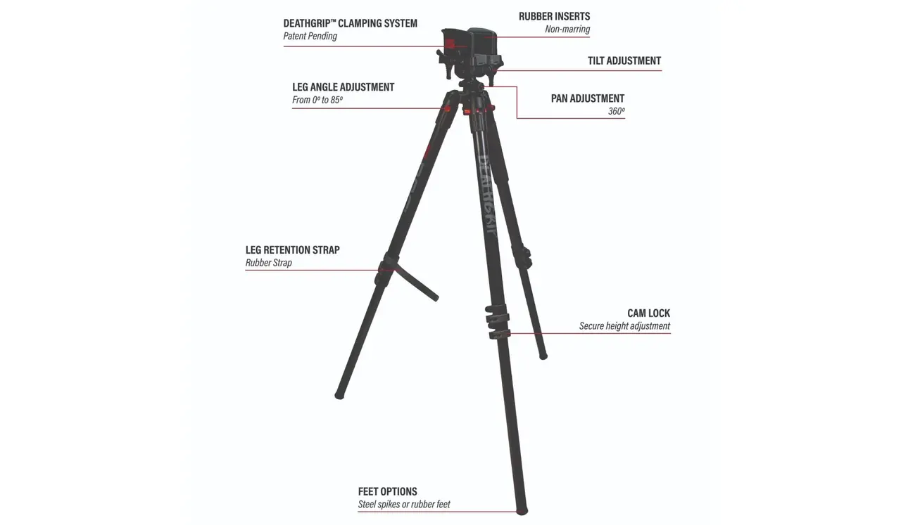 BOG BOG DeathGrip Aluminium Tripod | Professional Shooting Tripod