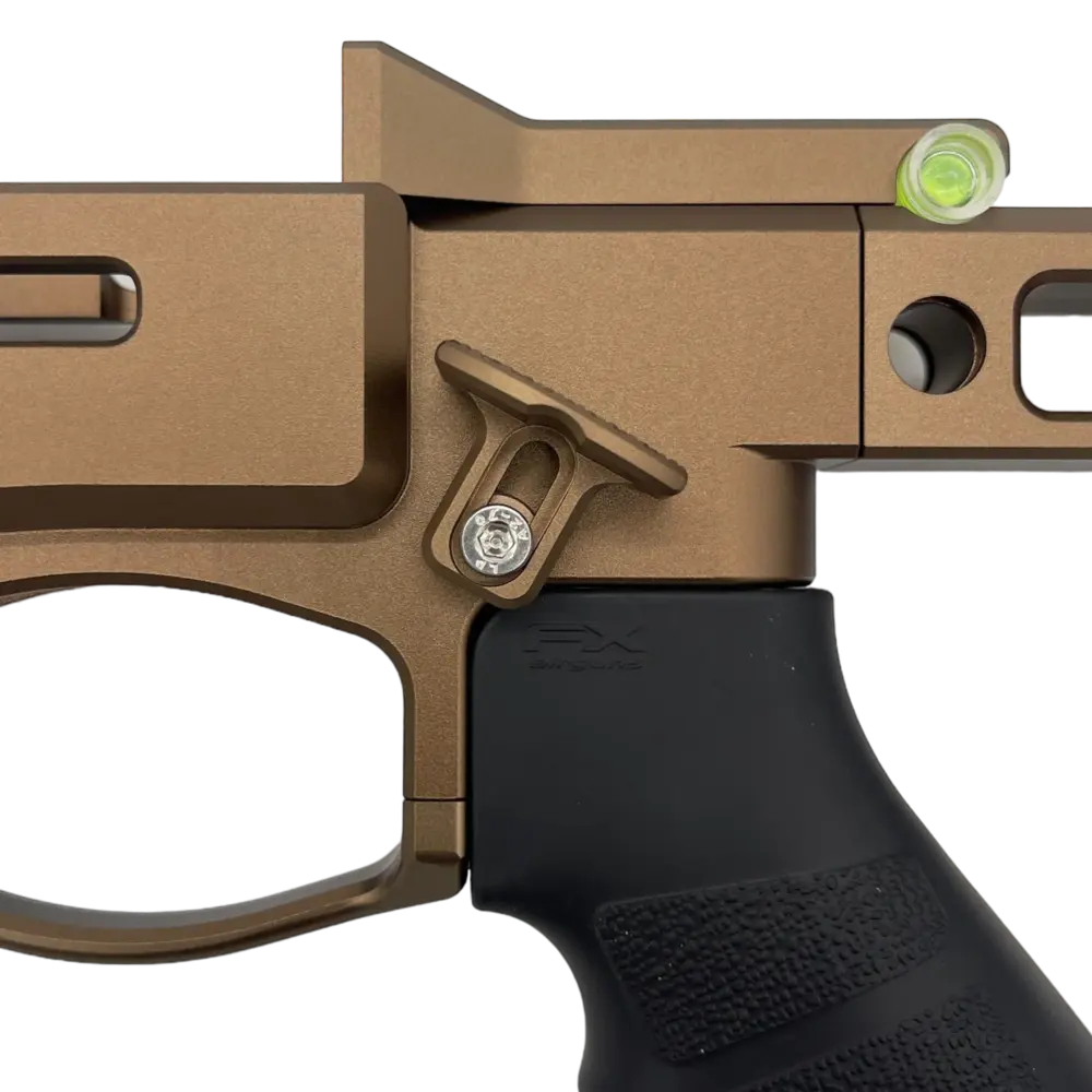 Saber Tactical Saber Tactical Chassis FX DRS - Bronze | CNC Aluminium Chassis for FX DRS Airgun Saber Tactical Saber Tactical Chassis FX DRS - Bronze | CNC Aluminium Chassis for FX DRS Airgun