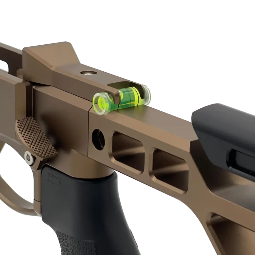 Saber Tactical Saber Tactical Chassis FX DRS - Bronze | CNC Aluminium Chassis for FX DRS Airgun Saber Tactical Saber Tactical Chassis FX DRS - Bronze | CNC Aluminium Chassis for FX DRS Airgun