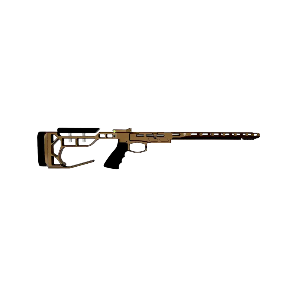 Saber Tactical Saber Tactical Chassis FX DRS - Bronze | CNC Aluminium Chassis for FX DRS Airgun Saber Tactical Saber Tactical Chassis FX DRS - Bronze | CNC Aluminium Chassis for FX DRS Airgun