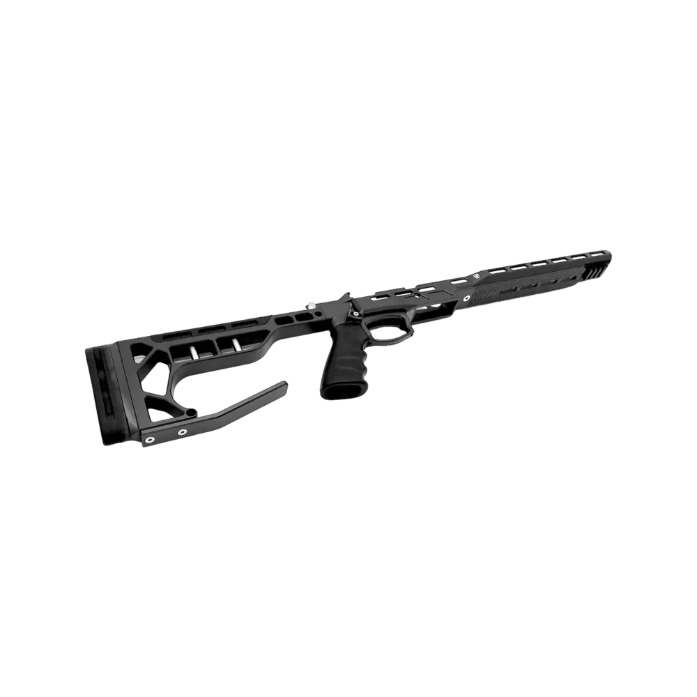 Saber Tactical Saber Tactical Chassis FX DRS - Grey | CNC Aluminium Chassis for FX DRS Airgun Saber Tactical Saber Tactical Chassis FX DRS - Grey | CNC Aluminium Chassis for FX DRS Airgun