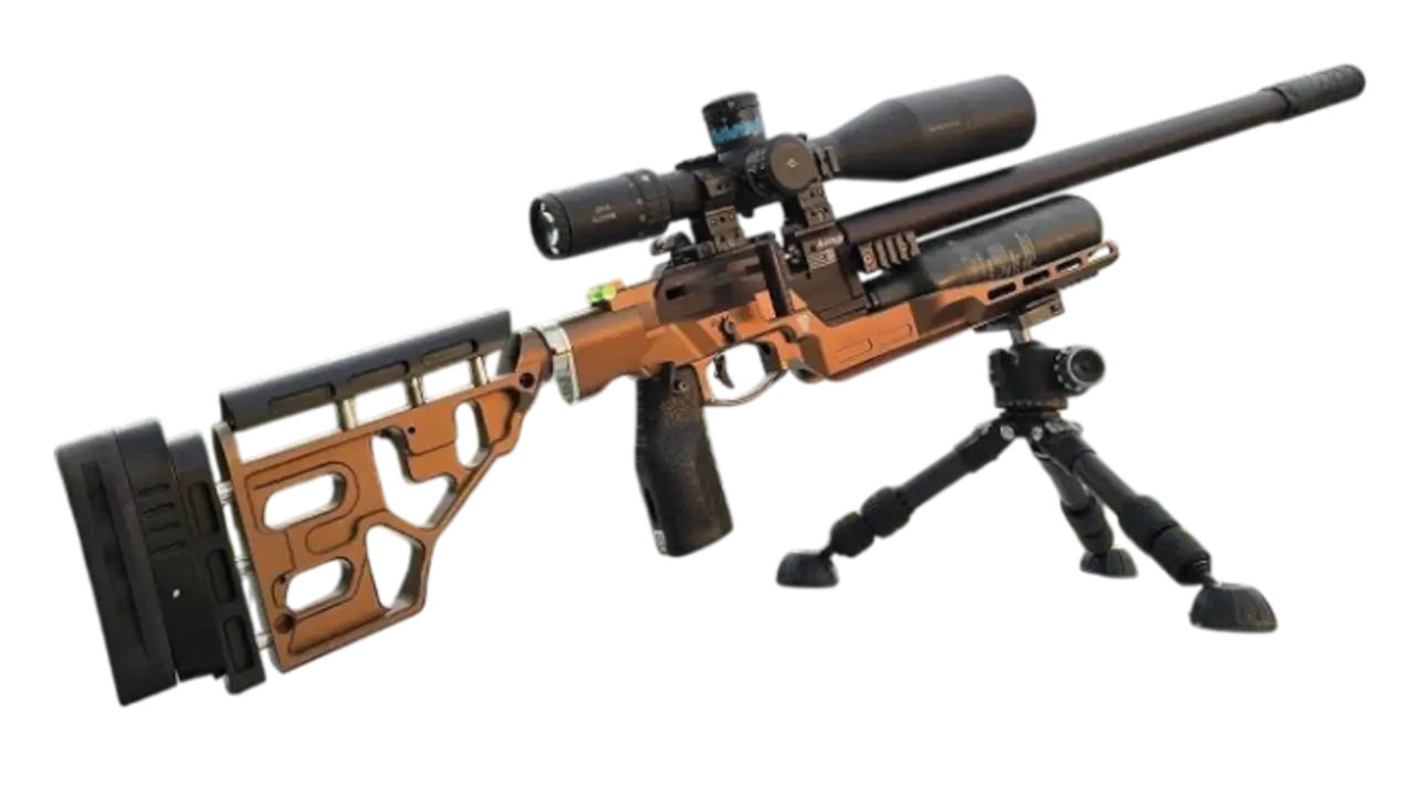 Saber Tactical Saber Tactical Chassis for FX King Airgun - Bronze Saber Tactical Saber Tactical Chassis for FX King Airgun - Bronze