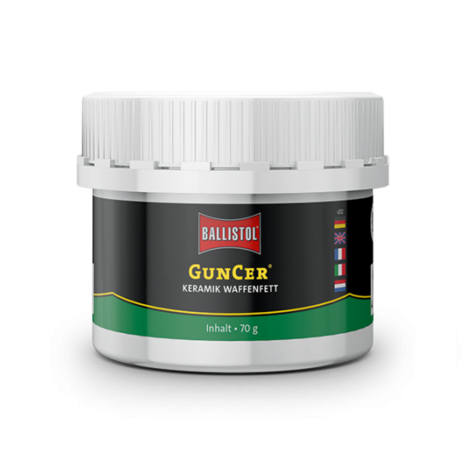 Ballistol Ballistol GunCer Keramisch Wapenvet 70 g Pot voor Vuurwapens en Luchtwapens Ballistol Ballistol GunCer Keramisch Wapenvet 70 g Pot voor Vuurwapens en Luchtwapens