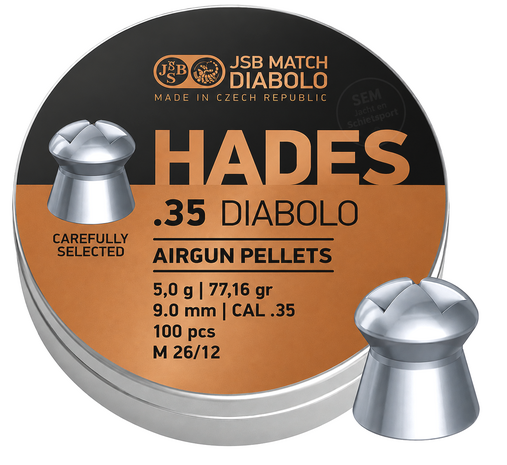 JSB JSB Hades 9 mm .35 77.16 gr - 100 pcs
