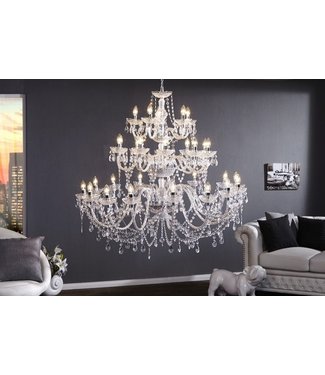 Invicta Interior Design kroonluchter CRYSTAL XXL 120cm helder acryl 30-armige kristallen lamp - 1714