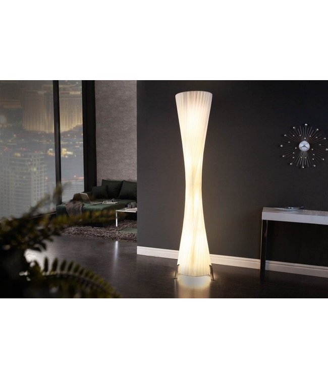 Invicta Interior Moderne design vloerlamp PARIS X 180cm witte vloerlamp - 5962