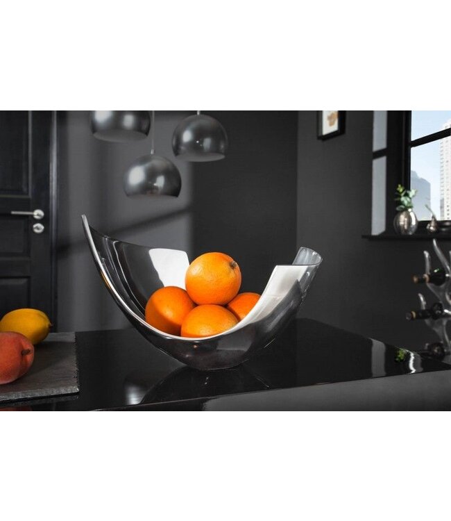 Invicta Interior Moderne kom ABSTRACT 30cm gepolijst aluminium decoratie - 8509