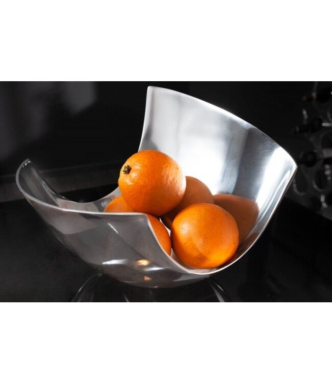 Invicta Interior Moderne kom ABSTRACT 30cm gepolijst aluminium decoratie - 8509