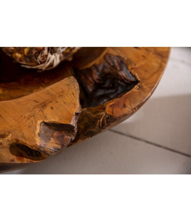 Invicta Interior Massieve schaal NATURE ROOT 40cm natuurlijk teakwortelhout - 11627