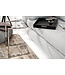 Invicta Interior Bijzettafel Ciano Zwart Chroom 40cm met dienblad - 14245