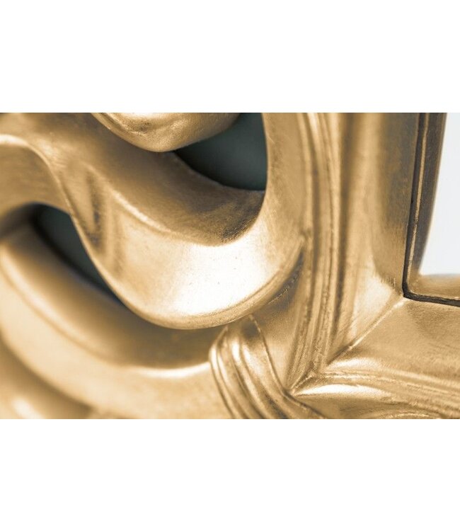 Invicta Interior Elegante wandspiegel VENICE 75x75cm goud antieke barokstijl - 15626