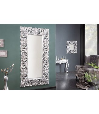 Invicta Interior Elegante wandspiegel VENICE 180x90cm zilver antiek barokstijl - 15630