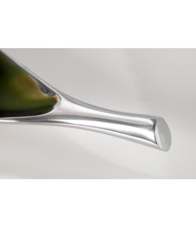 Invicta Interior Handgemaakte decoratieve kom SILVER LEAF 60cm zilver aluminium - 17370