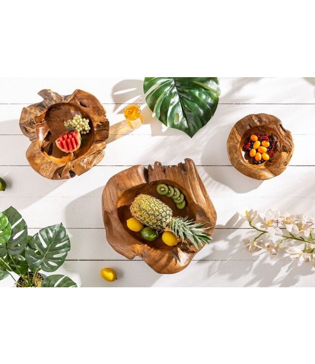 Invicta Interior Massieve kom NATURE ROOT 30cm natuurlijk teakwortelhout - 18117