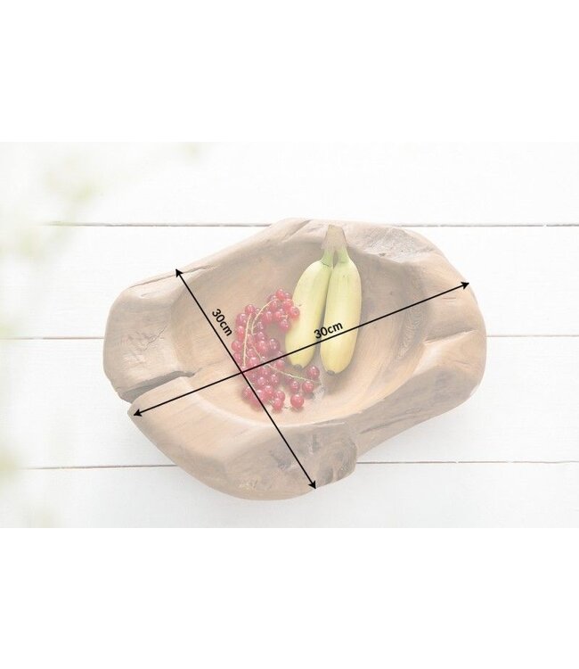 Invicta Interior Massieve kom NATURE ROOT 30cm natuurlijk teakwortelhout - 18117