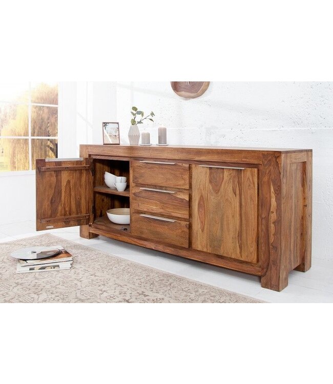 Invicta Interior Massives Dressoir MAKASSAR 175cm Sheesham Kommode Palisander - 18810