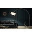 Invicta Interior Design booglamp EXTENSO 230cm witte vloerlamp met wit marmeren voet - 20140