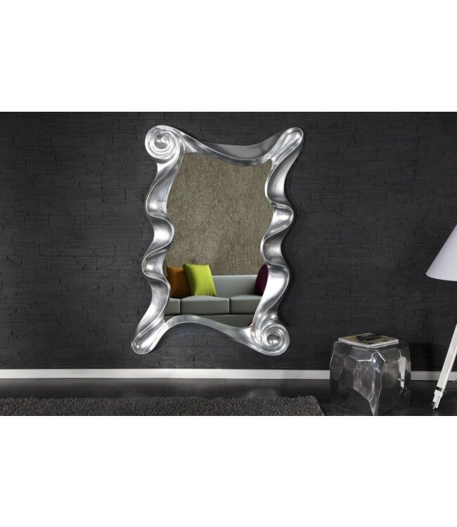 Invicta Interior Extravagante wandspiegel ALICE 160x106cm zilver variabel op te hangen - 20342