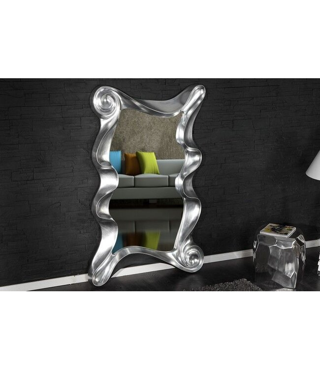 Invicta Interior Extravagante wandspiegel ALICE 160x106cm zilver variabel op te hangen - 20342